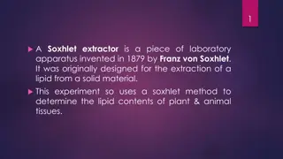 Soxhlet Extractor: Laboratory Apparatus for Lipid Extraction