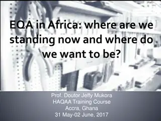 Africa's Vision for Quality Assurance in Higher Education: Overview and Implications