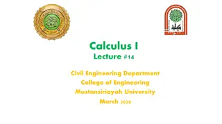 Lengths of Plane Curves in Calculus I Lectures