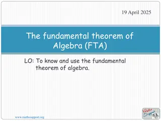 The Fundamental Theorem of Algebra
