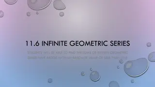 Infinite Geometric Series