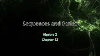 Sequences and Series in Algebra 2
