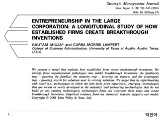 Maximizing Breakthrough Inventions for Organizational Growth