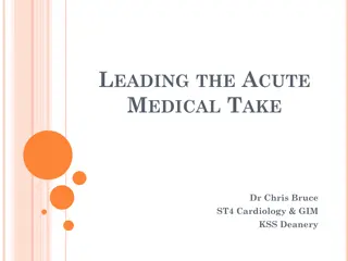 Effective Tips for Leading Acute Medical Takes in Cardiology & GIM