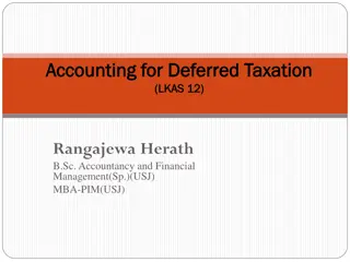 Accounting for Deferred Taxation - Understanding Differences and Implications