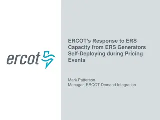 Response to ERCOT's Capacity from ERS Generators