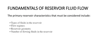 Reservoir Fluid Flow Characteristics