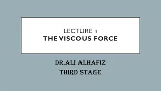 Viscous Force in Fluid Mechanics