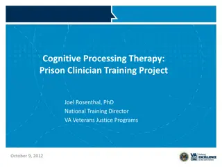 Effective Cognitive Processing Therapy for Incarcerated Veterans with PTSD