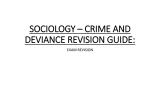 Deviance and Crime in Sociology: Theories, Criticisms, and Functions