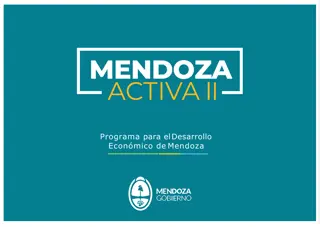 Economic Development Program in Mendoza