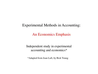 Insights on Experimental Methods in Accounting with an Economics Emphasis