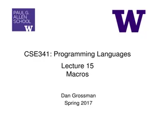 Macros in Programming Languages