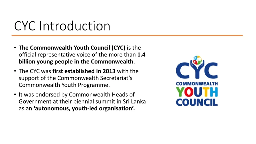 Commonwealth Youth Council (CYC) Overview: Empowering Youth in the Commonwealth