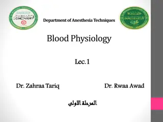 Blood Physiology