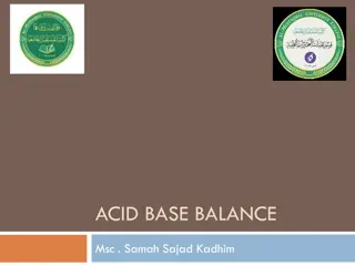 Acid-Base Balance for Health