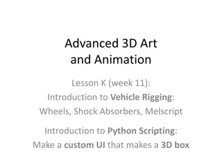Introduction to Vehicle Rigging and Custom UI Creation for 3D Art