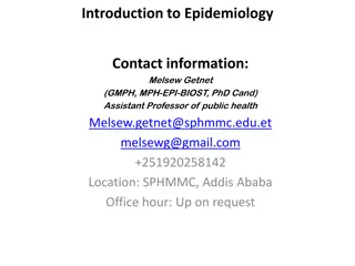 Epidemiology: Key Concepts and Importance