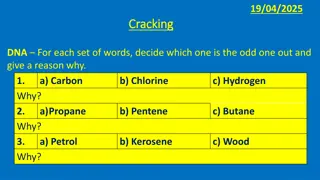Odd One Out - Hydrocarbons Quiz