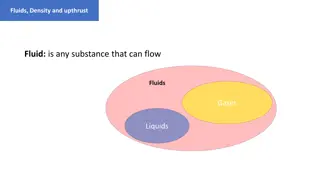 Fluids, Density, and Upthrust in Physics
