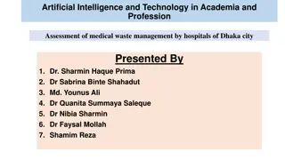 Assessment of Medical Waste Management in Dhaka City Hospitals