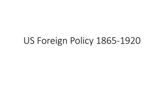 US Foreign Policy Evolution: 1865-1920 and Beyond