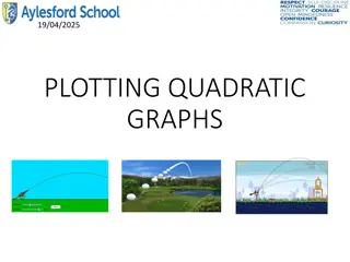 Plotting Quadratic Graphs and Calculating Gradients - Understanding Mathematics