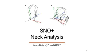 SNO+ Neck Analysis: Solar Neutrino Detection & Event Reconstruction