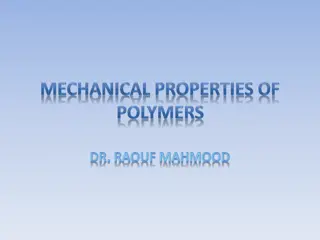 Mechanical Properties of Polymers for Material Applications