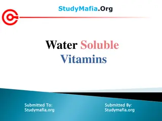 Water-Soluble Vitamins Overview