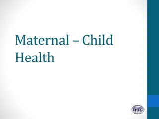 Infection Prevention and Control in Maternal Child Health