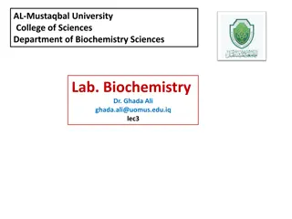 Biochemical Tests for Carbohydrates Analysis