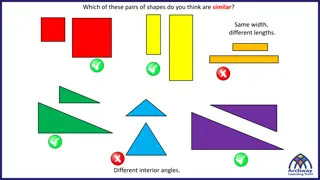Identifying Similar Shapes using Ratios