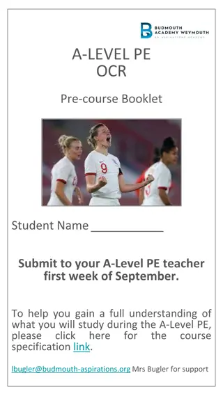 A-Level PE OCR: Essential Course Information for Students