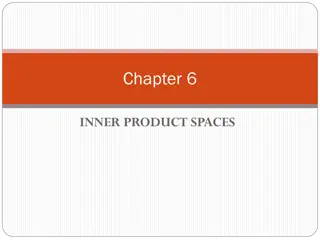 Properties of Inner Products in Vector Spaces