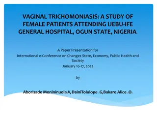 Vaginal Trichomoniasis Study Among Female Patients in Nigeria