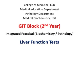 Liver Function Tests and Bilirubin in Medical Education