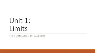 Limits in Calculus