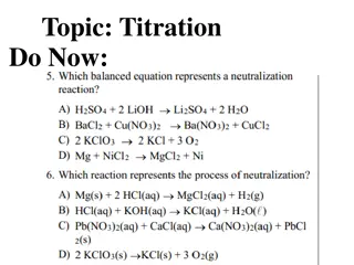 Acid-Base Titration Process