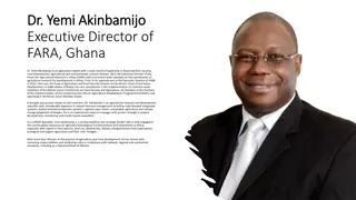 Agriculture and Science Leaders in Africa - Dr. Yemi Akinbamijo and Prof. Chinedum Babalola