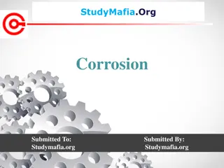 Corrosion: Types, Prevention, and Factors