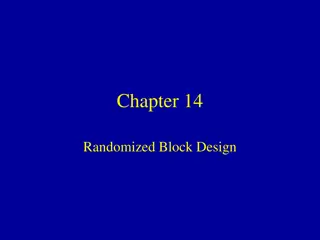 Randomized Block Design in Experimental Studies