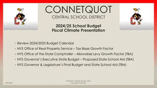 Connetquot Central School District 2024-25 Budget Presentation Review
