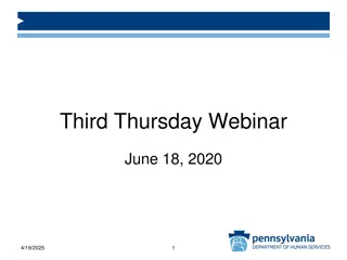 Adult Daily Living Centers and HB 2510 Updates - June 2020 Webinar Highlights