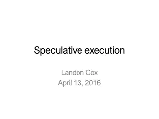 Optimizing Disk Accesses Through Speculative Execution