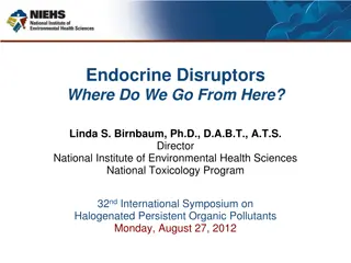 Impact of Endocrine Disruptors on Health and Disease
