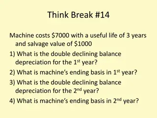 Double Declining Balance Depreciation Calculation Example
