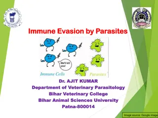 Immune Evasion Mechanisms by Parasites in Veterinary Parasitology