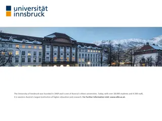 University of Innsbruck: International Relations and Professional Duties
