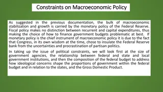 Macroeconomic Policy Constraints and Fiscal Comparisons